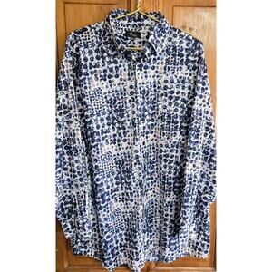Jon Randall Collection Men's Shirt 2XL Long Sleeve Button Casual Bold Pattern